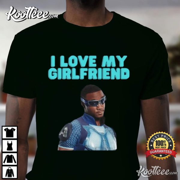 Falcon I Love My Girlfriend Avengers T-Shirt