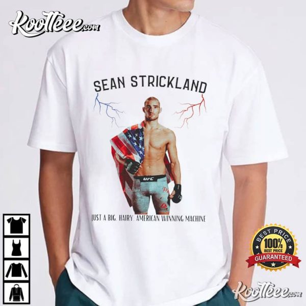 Sean Strickland UFC American Winning Machine T-Shirt