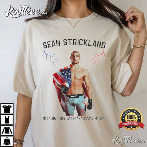 Sean Strickland UFC American Winning Machine T-Shirt