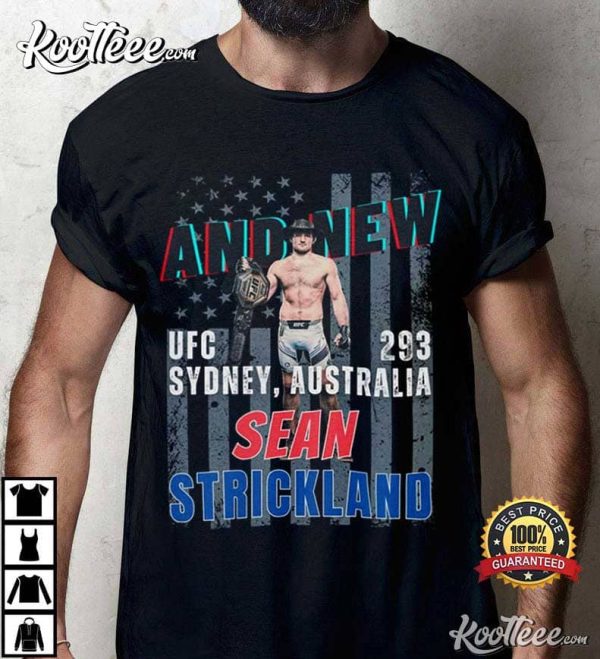 Sean Strickland And New UFC 293 T-Shirt