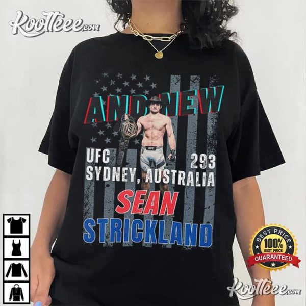 Sean Strickland And New UFC 293 T-Shirt