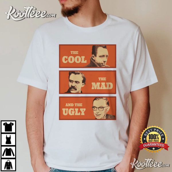 Camus Nietzsche Sartre Philosophers T-Shirt