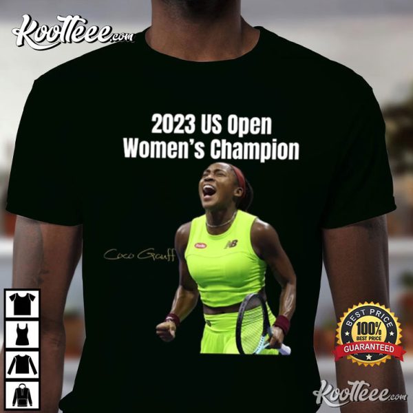 Coco Gauff US Open Championship T-Shirt