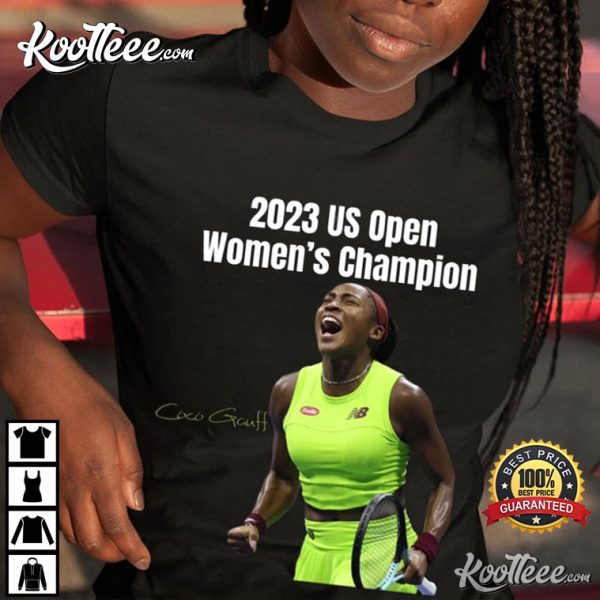 Coco Gauff US Open Championship T-Shirt