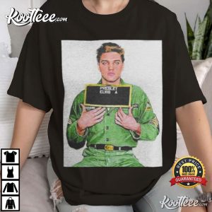 Elvis Presley Army Mugshot 1960 T-Shirt Elvis Presley Army Mugshot 1960 T Shirt (2)