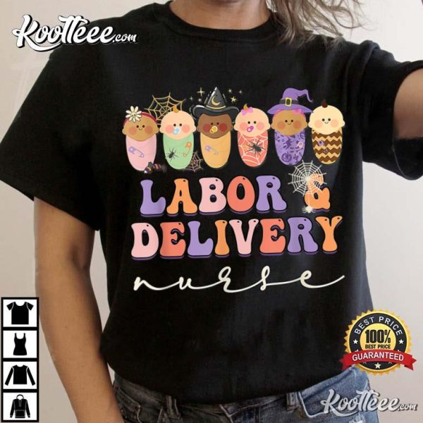 Halloween L&D Labor and Delivery Nurse Party T-Shirt