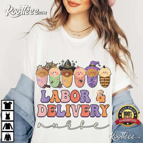 Halloween L&D Labor and Delivery Nurse Party T-Shirt