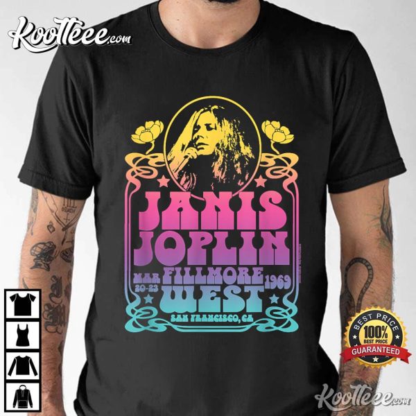 Janis Joplin Live Fillmore West T-Shirt