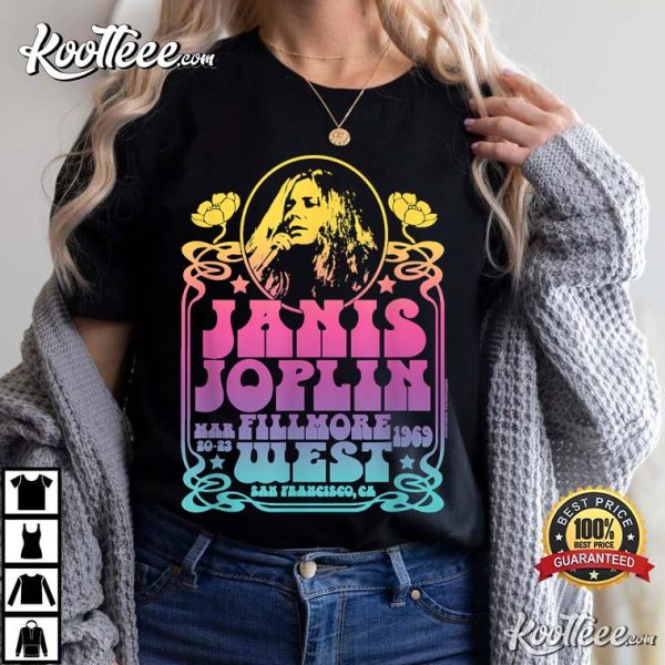 Janis Joplin Live Fillmore West T-Shirt