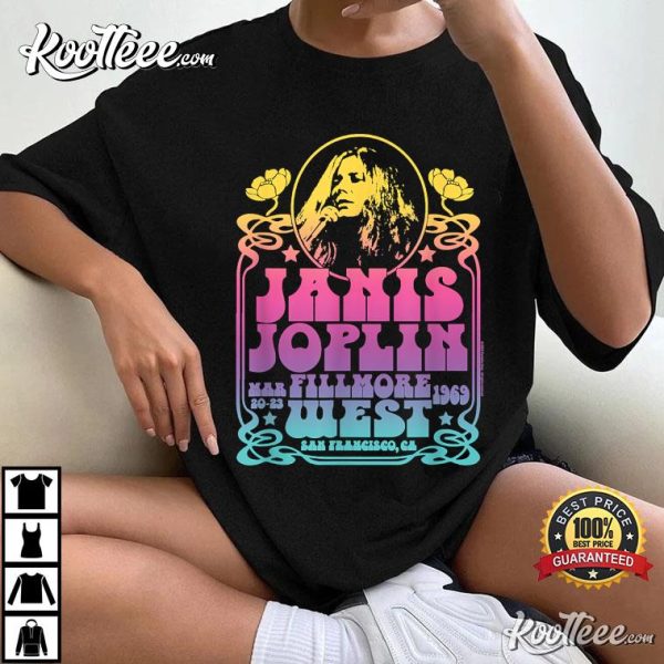 Janis Joplin Live Fillmore West T-Shirt