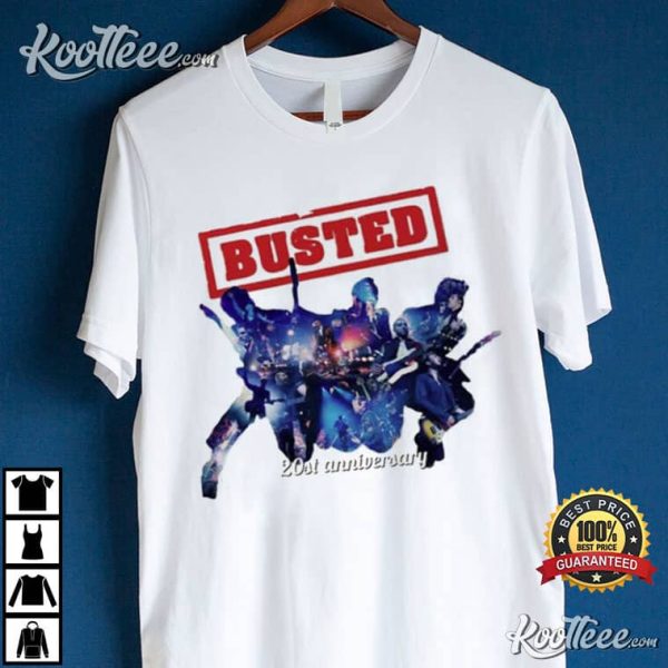 Busted Band 20th Anniversary 2023 Tour T-Shirt