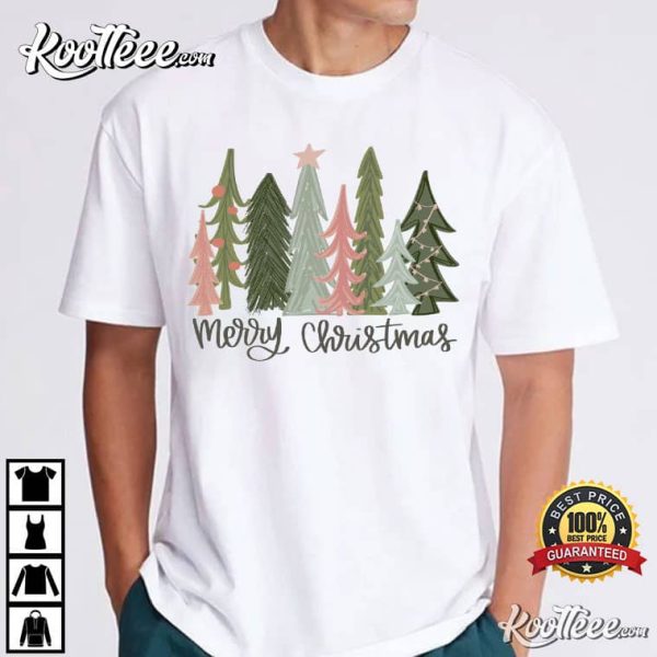 Merry Christmas Christmas Tree T-Shirt