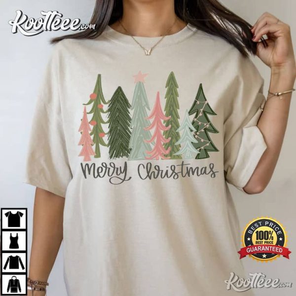 Merry Christmas Christmas Tree T-Shirt