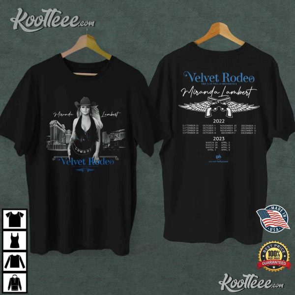 Miranda Lambert Velvet Rodeo Las Vegas Merch T-Shirt
