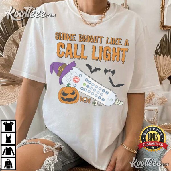 Shine Bright Like A Call Light Halloween T-Shirt