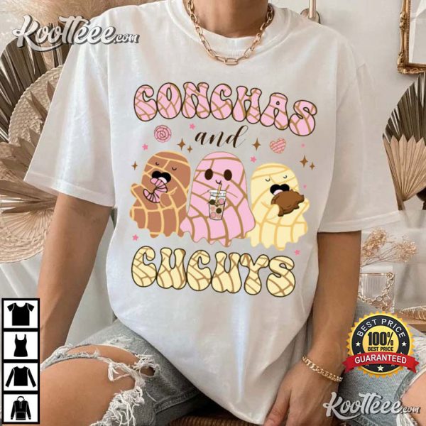 Conchas And Cucuys Ghost Halloween T-Shirt