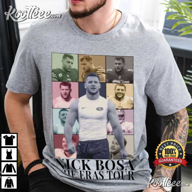 Nick Bosa San Francisco 49ers NFL Jersey Style Men's Graphic T-Shirt