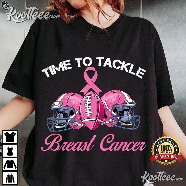 Fearless Breast Cancer Awareness Christian Long Sleeve T-Shirts, Black / L