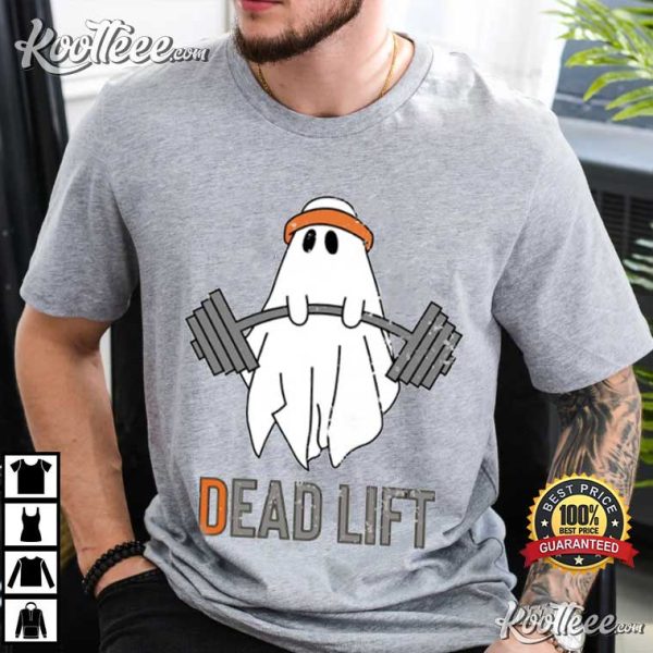 Ghost Dead Lift Halloween T-Shirt
