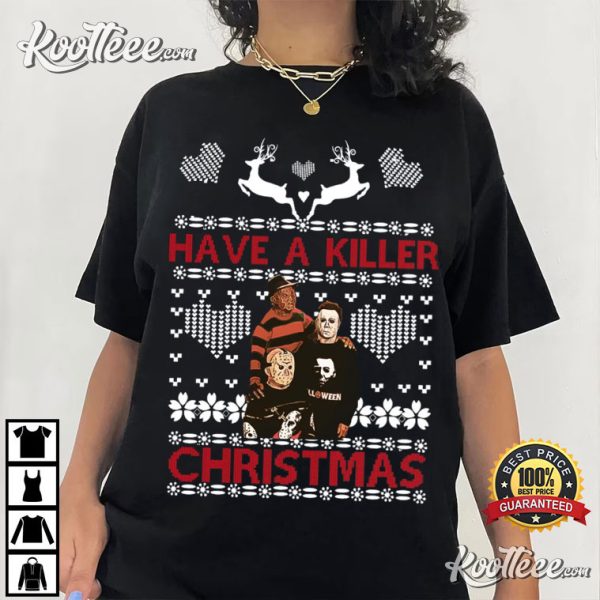 Horror Movie Killer Christmas T-Shirt