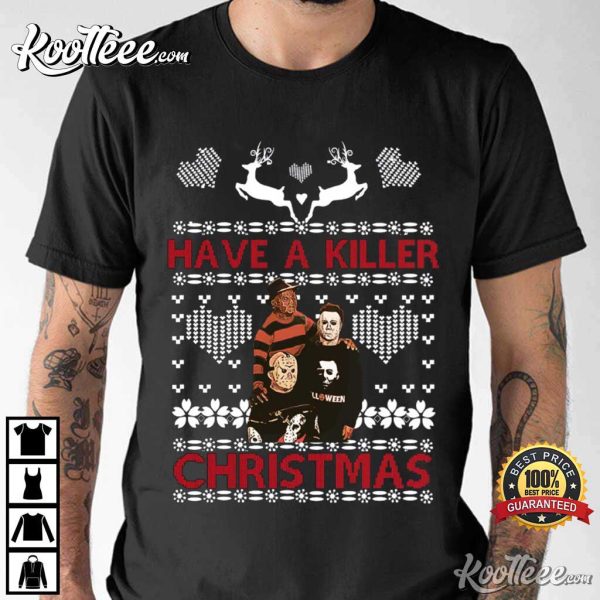 Horror Movie Killer Christmas T-Shirt