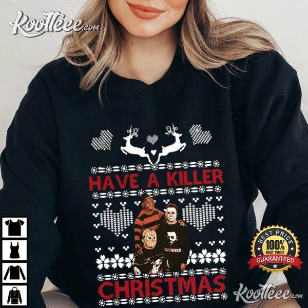 Horror Movie Killer Christmas T-Shirt