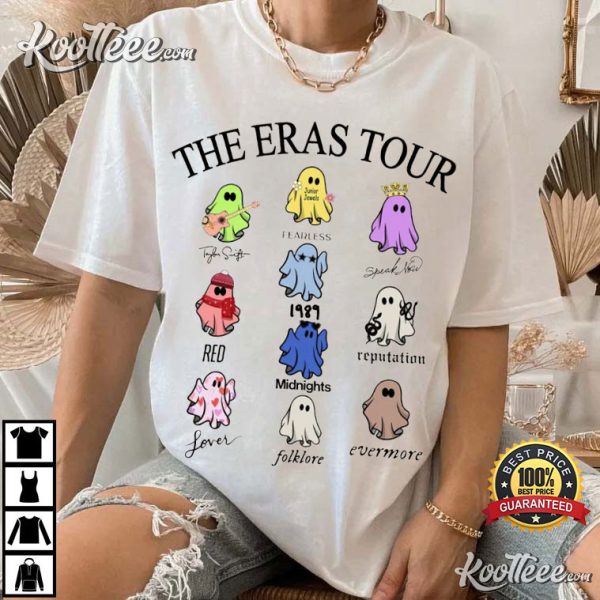 The Eras Tour Ghost Swifties Merch T-Shirt