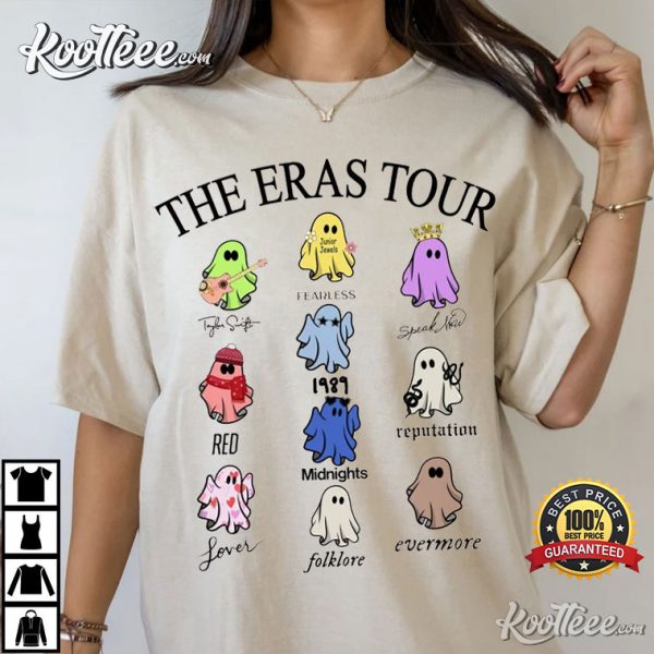 The Eras Tour Ghost Swifties Merch T-Shirt