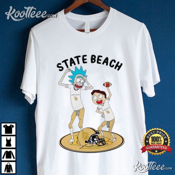 Rick and Morty Long Beach State Beach Dancing T-Shirt