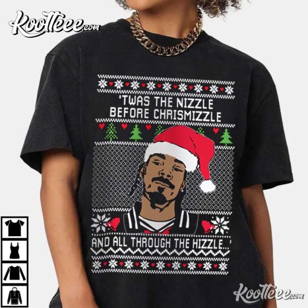 Snoop Dogg Twas The Nizzle Before Chrismizzle T-Shirt