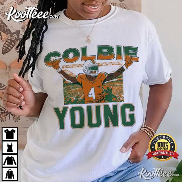 Colbie Young Miami Hurricanes Football Fan T-Shirt