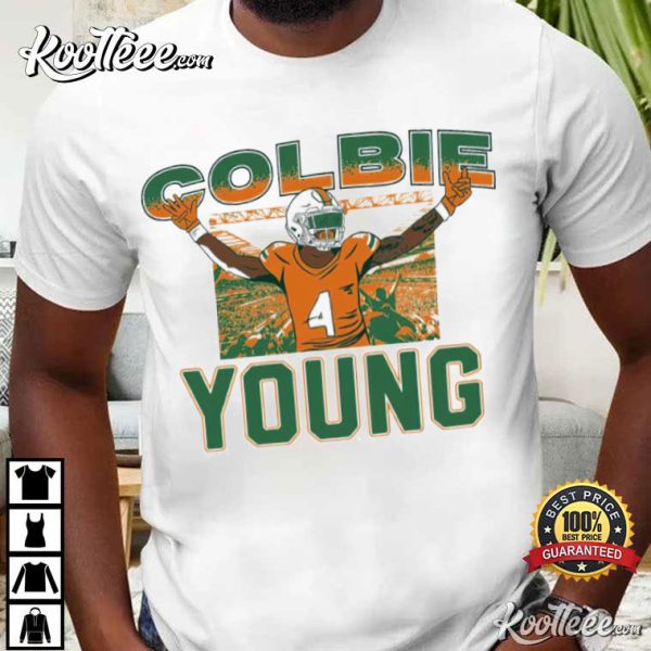 Colbie Young Miami Hurricanes Football Fan T-Shirt