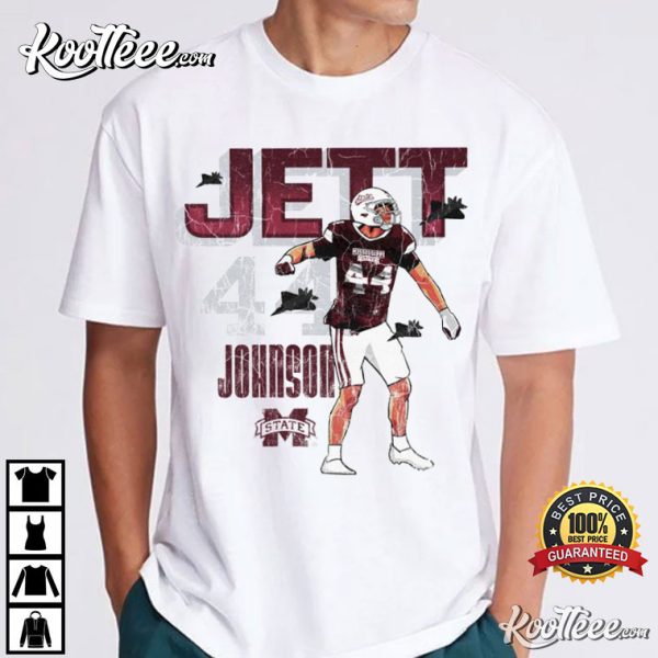 Jett Johnson Mississippi State Bulldogs Football T-Shirt