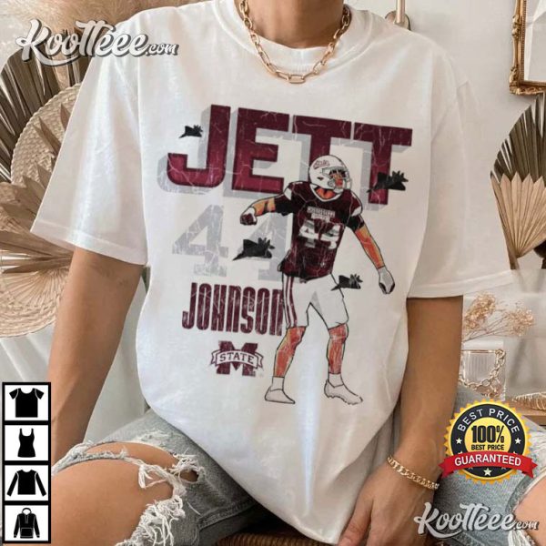 Jett Johnson Mississippi State Bulldogs Football T-Shirt