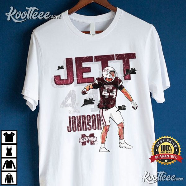 Jett Johnson Mississippi State Bulldogs Football T-Shirt