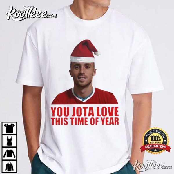 Diogo Jota Portuguese Soccer Player Christmas T-Shirt