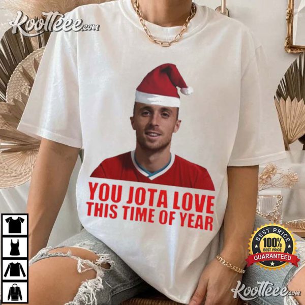 Diogo Jota Portuguese Soccer Player Christmas T-Shirt