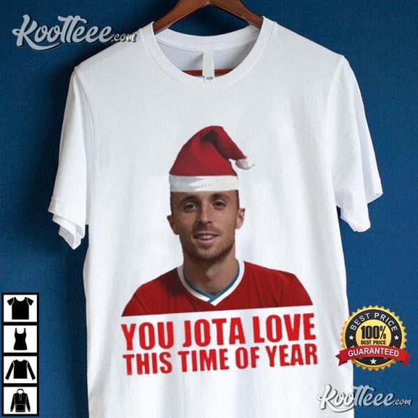 Diogo Jota Portuguese Soccer Player Christmas T-Shirt