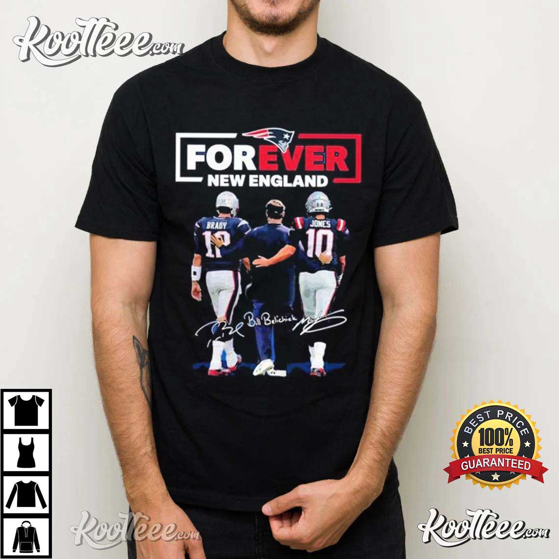 New England Patriots Brady And Jones T-Shirt