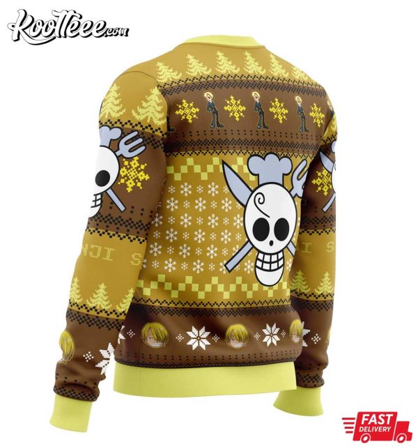Sanji One Piece Christmas Ugly Sweater