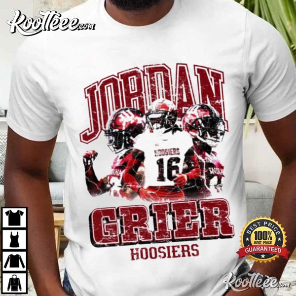 Jordan Grier 16 Indiana Hoosiers T-Shirt