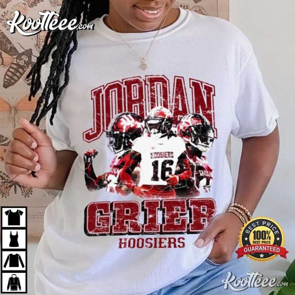 Jordan Grier 16 Indiana Hoosiers T-Shirt