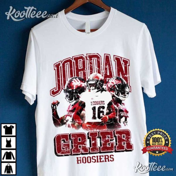 Jordan Grier 16 Indiana Hoosiers T-Shirt