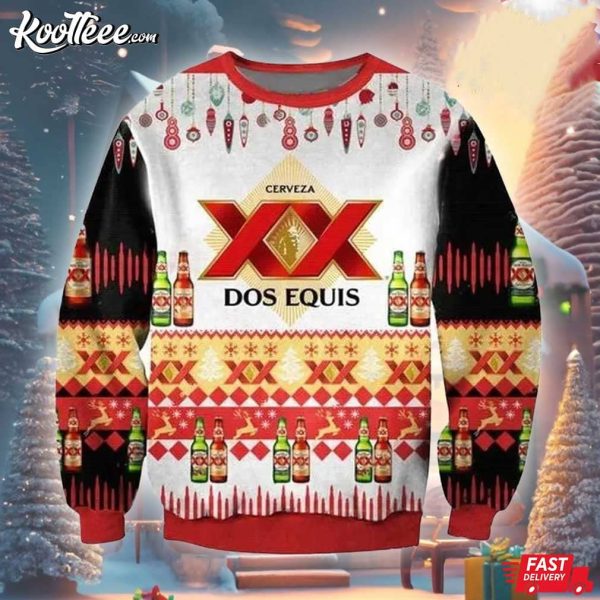 Dos Equis Beer Logo Ugly Sweater
