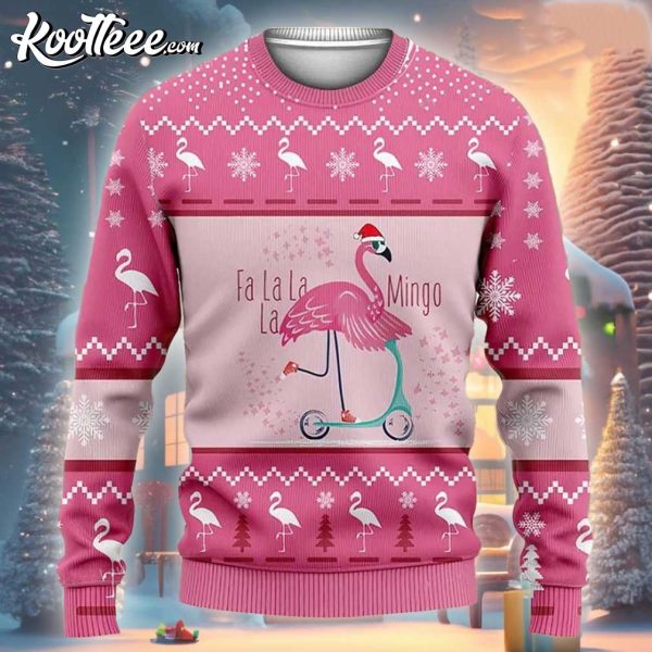 Flamingo Fa La La La Mingo Ugly Sweater