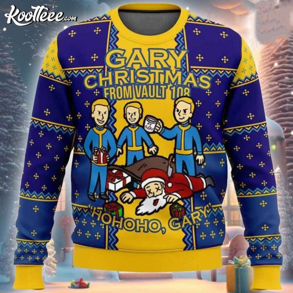 Fallout Gary Christmas From Vault 108 Ugly Sweater
