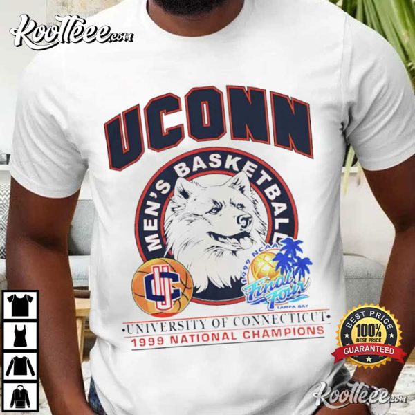 Uconn Huskies Men’s Basketball 1999 National Champions T-Shirt