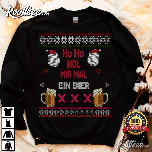 Get Me A Beer Christmas T-Shirt