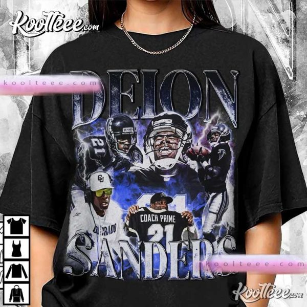 Deion Sanders America Football T-Shirt