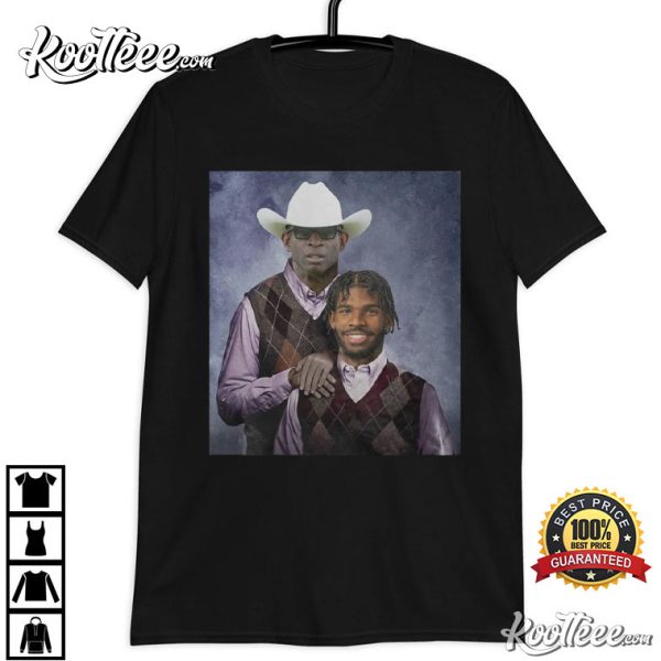 Deion Sanders Shedeur Sanders Colorado Football Fan Gift T-Shirt